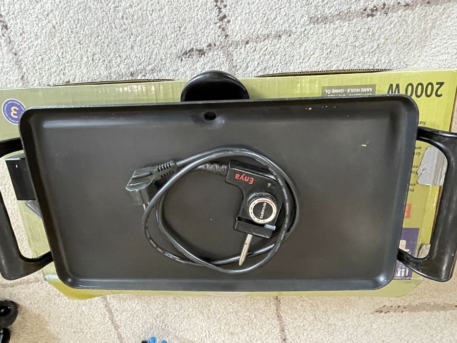 Електрическа плоча скара 25х45 taurus 2000W