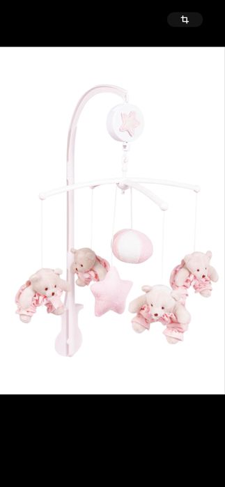 Carusel muzical pentru bebelusi cu 4 ursuleti