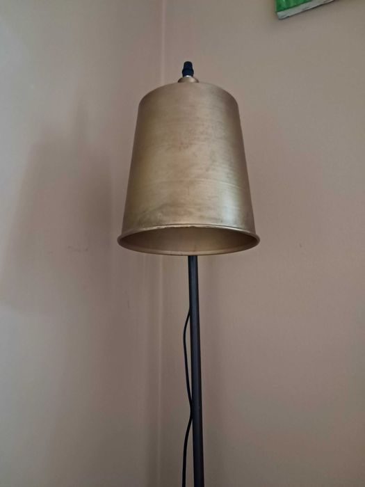 Лампион 144 см, желязо, златист