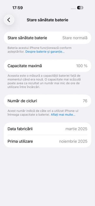 Iphone 16 Pro Baterie 100%