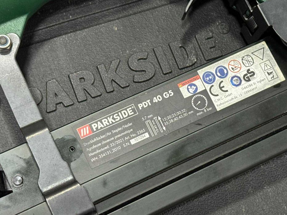 Пневматичен такер Parkside PDT 40 G5