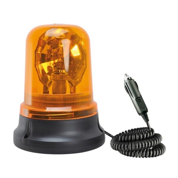 Girofar auto Automax 12V orange cu bec H1 si fixare magnetica, 20x10/15.5cm
