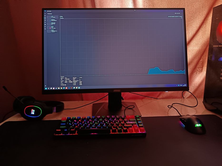 MSI Gaming Kompyuter Sotiladi — RTX 4060 Ti / i5-12600KF / 32GB