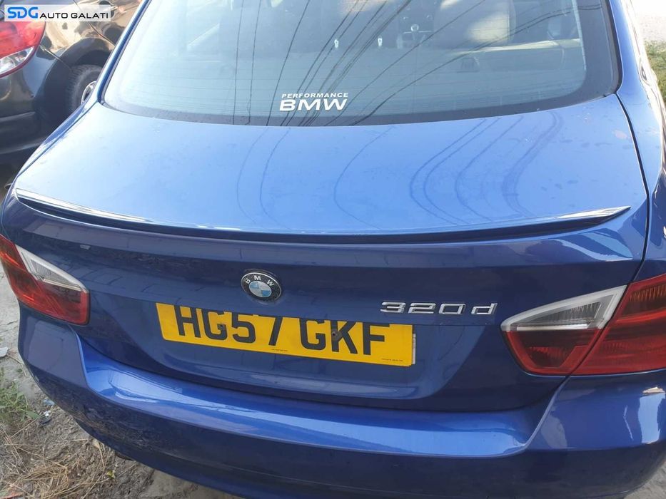 Eleron Spoiler Tuning Sport de pe Capota Portbagaj BMW Seria 3 E90 2004 - 2007 Culoare Montegoblau Metallic Toledoblau A51/5 [C0903]