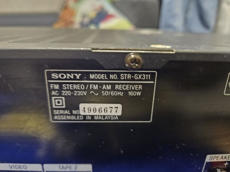 Amplificator sony defect