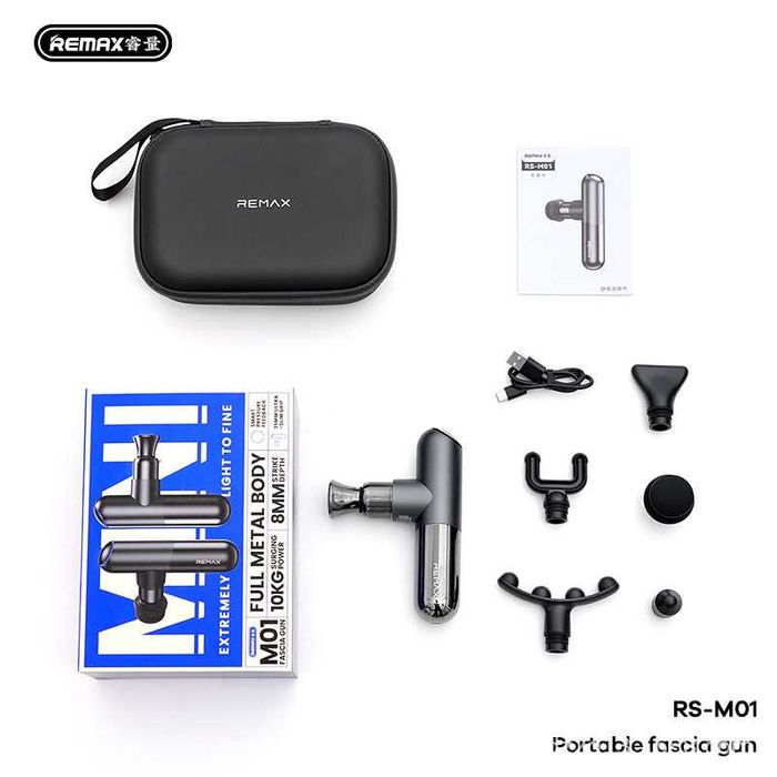 Remax RS-M01 Fascia Gun мини массажный пистолет Comfortable Massage