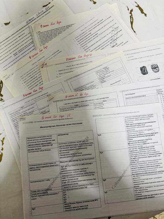 Биология кітаптары