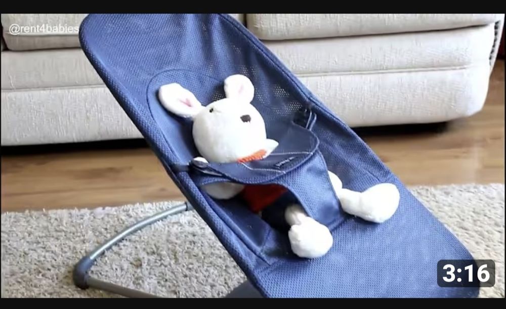 Шезлонг  качалка для ребенка