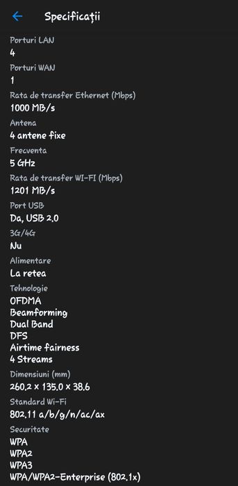 Router TP-Link  AX20
