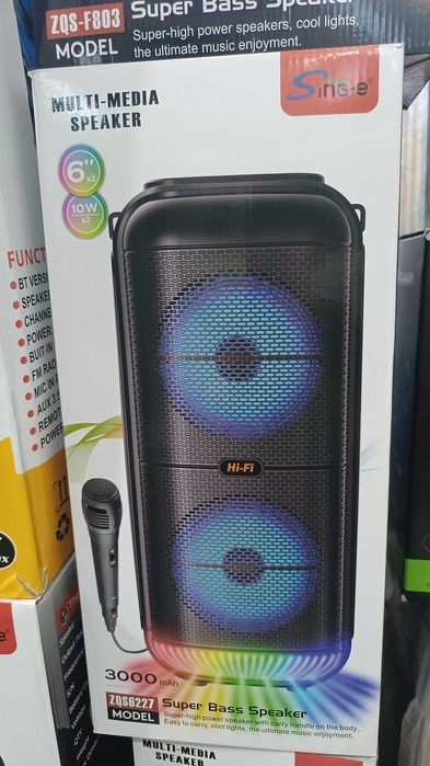 Блютуз колонка караоке буфер