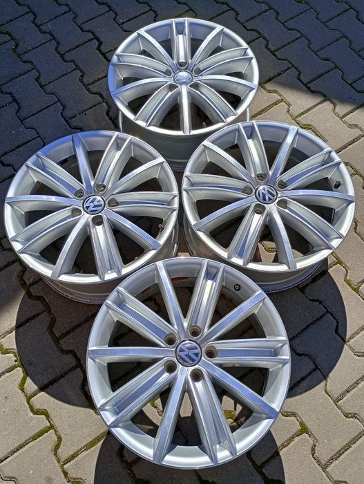 4 jante 5x112 R18 originale Volkswagen Tiguan T-rok passat CC b7 b8