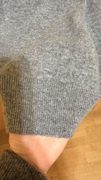 Мъжки пуловер поло 100%кашмир Conbipel. Размер L.