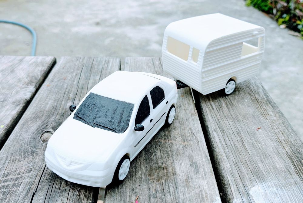 Macheta Dacia Logan 1+Rulota