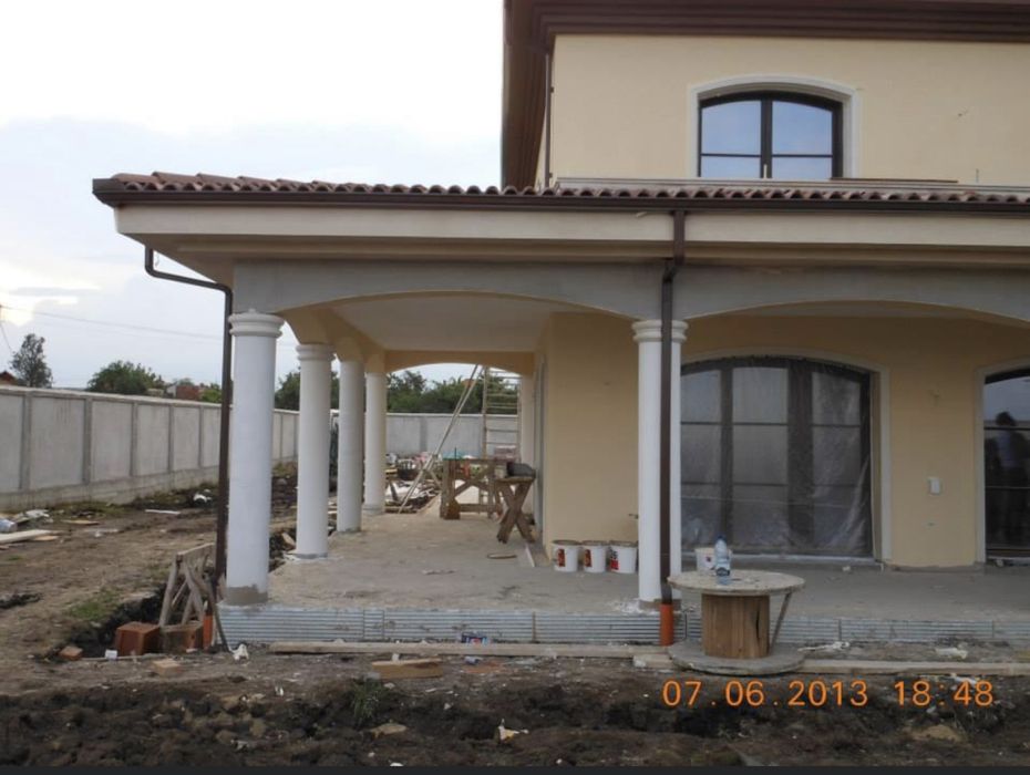 Jgheaburi și burlane din aluminiu dintr-o singura bucata.