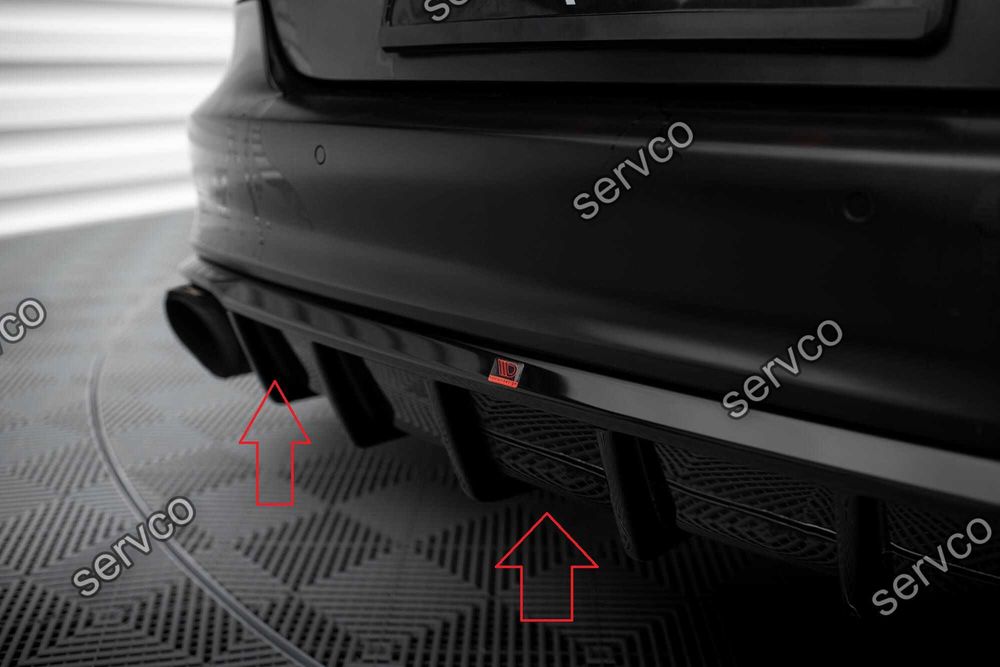 Difuzor bara spate Audi A7 S-Line C7 10-14 v12 - Maxton Design