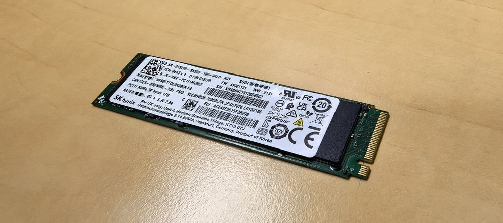SSD M2 PCIE NVme 1TB / 1000GB_SK Hynix / INTEL_+ Win 10/11 Pro