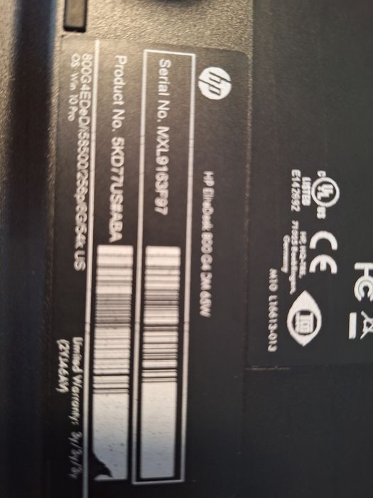 HP Elitedesktop 800 G4