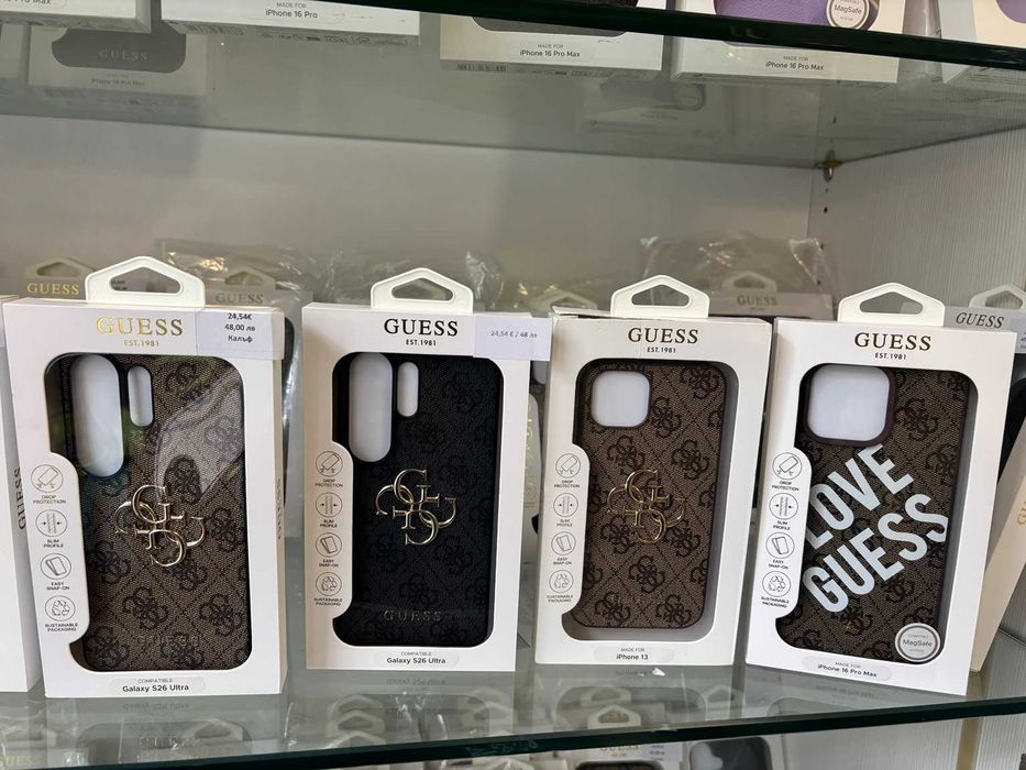 Силиконов Калъф GUESS Iphone case 18/17/16/15/14/13 pro/ max / plus/ e
