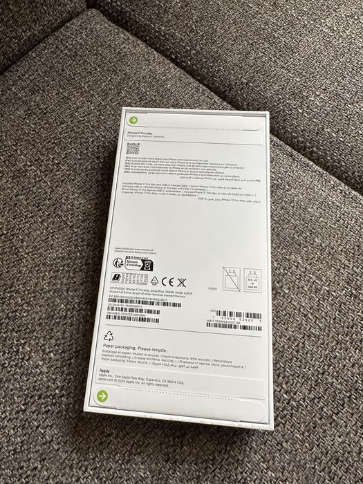 iPhone 17 pro max 256GB Deep Blue