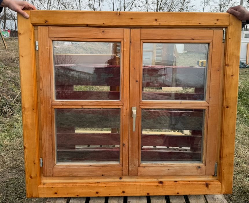 FEREASTRA LEMN CABANA Germania termopan obloane H 103x L 119 , 59, 173