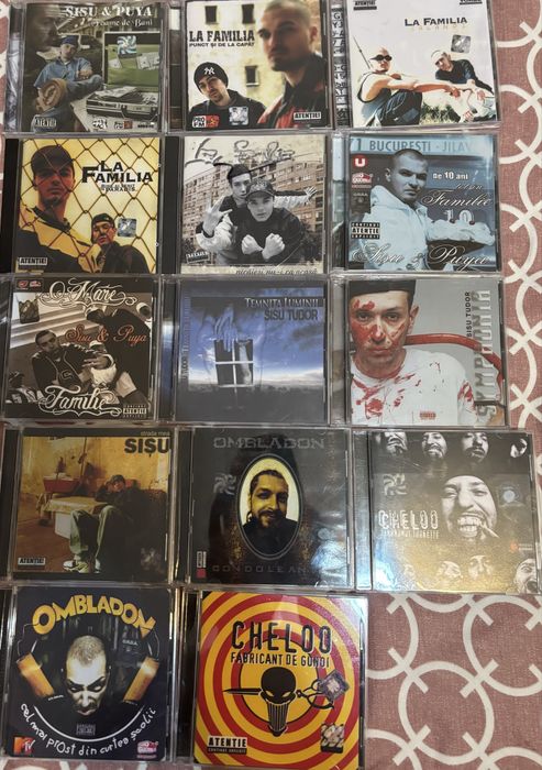Cd-uri La Familia,Cheloo,Ombladon,Sisu