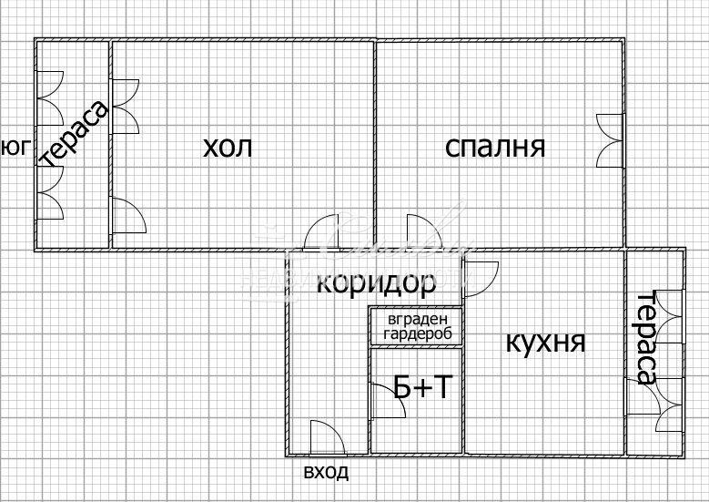 Продава се Двустаен апартамент в Шумен, Боян Българанов 1 - 60 кв.м за 1224 €/кв.м - Снимка #12