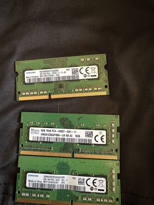 Mem. RAM 8 gb DDR 4 si 4 gb DDR 3