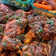 Шашлыкке маринадталган тауық еті