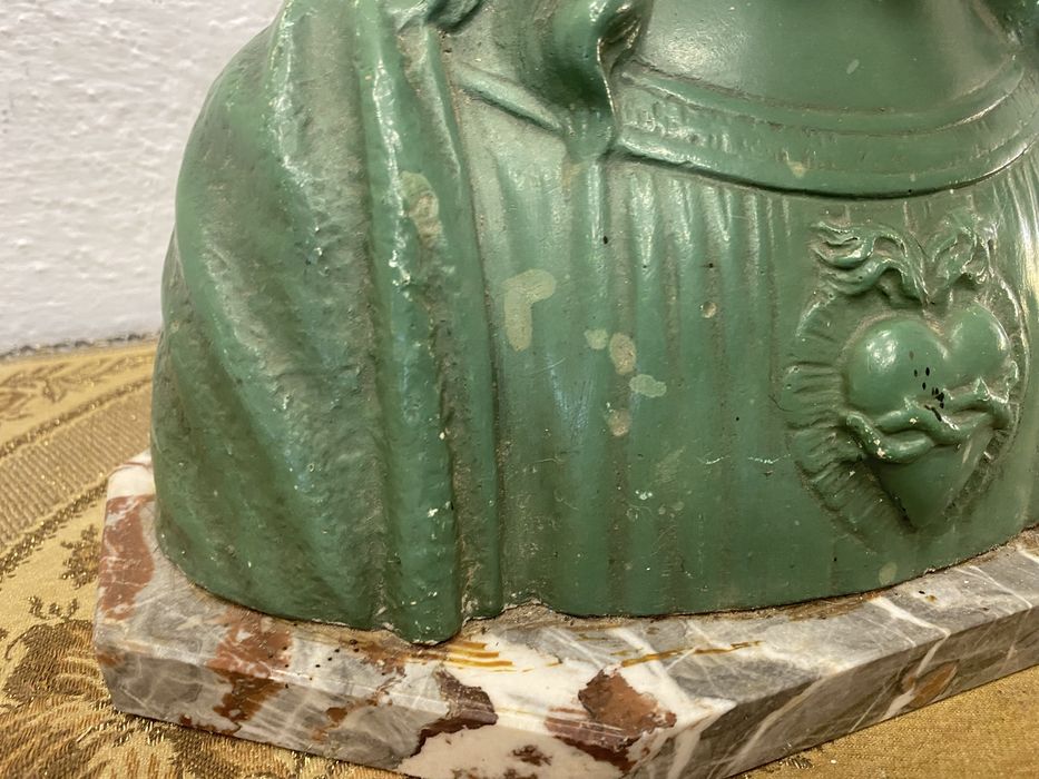 Френски порцеланов бюст исус