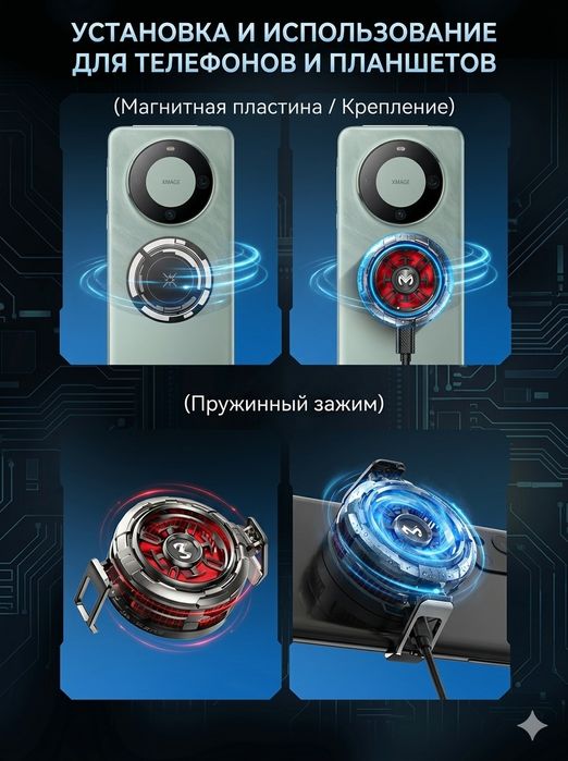 Кулер для телефона memo cx08