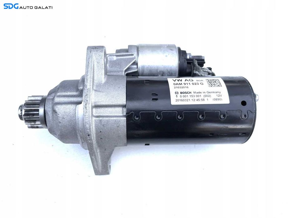 Electromotor cu 13 Dinti Volkswagen Caddy 1.6 TDI CAY CAYE 2010 - 2020 Cod 0AM911023G 0001153001 0001153002 [B3683]