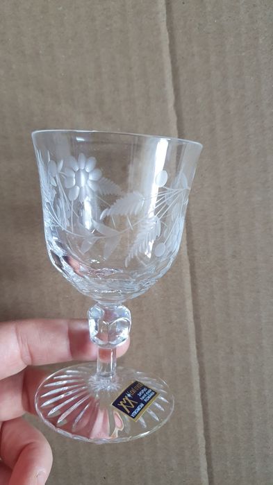 Set de 12 pahare de cristal