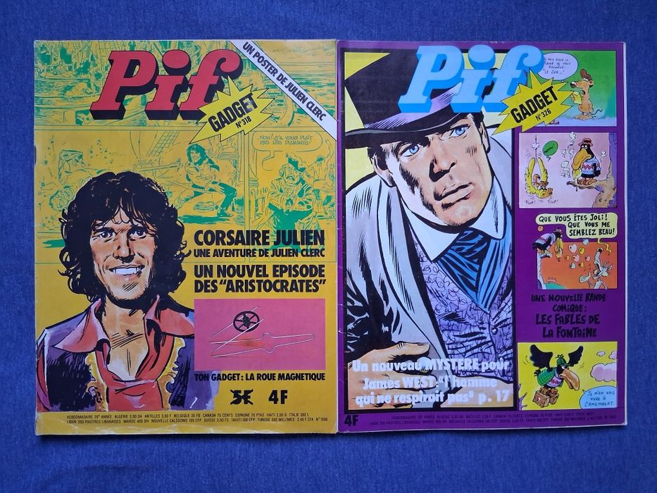 Редки Издания на Култовото Френско Списание PIF Gadjet