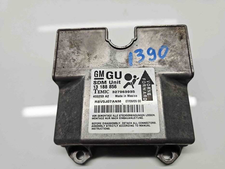 Calculator airbag Opel Zafira B (A05) [Fabr 2006-2011] 13188856 1.9 CD