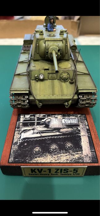 Готовая модель танка КВ-1. Tamiya 1/35.
