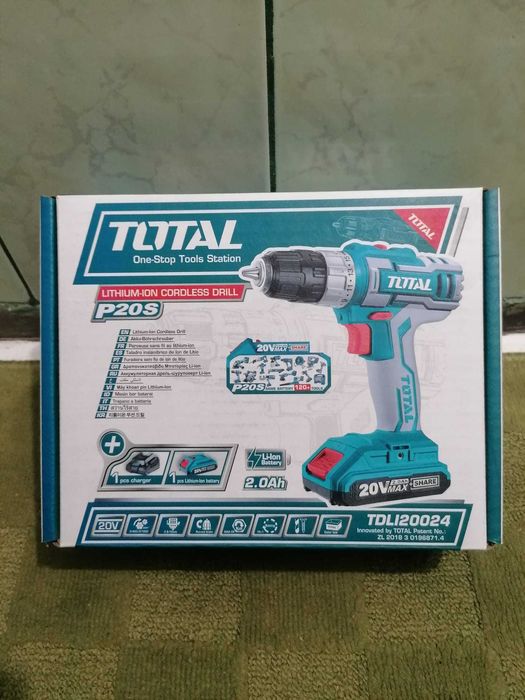 Masina de gaurit cu acumulator 20v 2ah