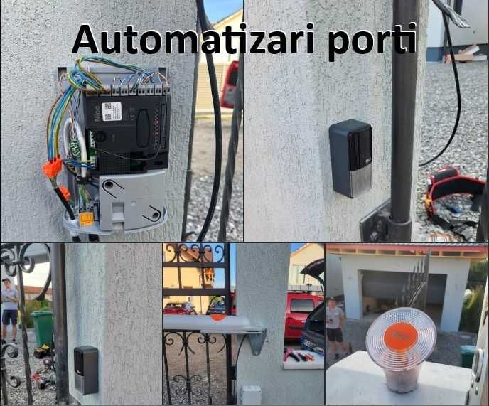 Montaj camere supraveghere video, sisteme alarma, automatizari porti