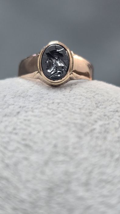 ‼️Златен пръстен с камея - Царска Русия‼️