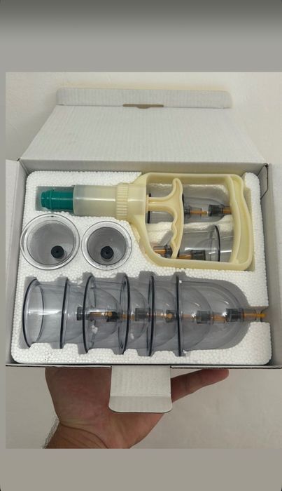 Банки для хиджамы. Набор вакуумных банок для Хиджамы ABC.