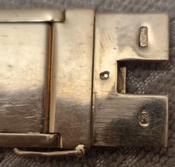 Золотой браслет для часов