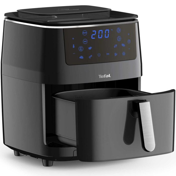 Friteuza cu aer cald Tefal EasyFry Grill & Steam air fryer FW201815, 1700 W, 7 programe automate, capacitate 6.5L, tehnologie ExtraCrisp, etc