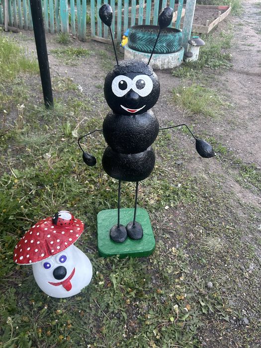 Фигурки для сада с цемента