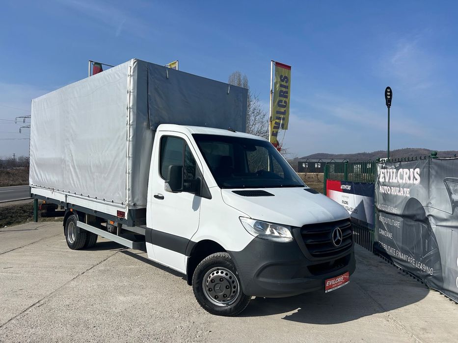 Mercedes-Benz Sprinter 516 CDI Prelata 5 m 10 EUROPALETI Posibilitate LEASING/ 516/ Axa DUBLA/ 5 m/ CLIMATRONIC/ TVA Deductibil