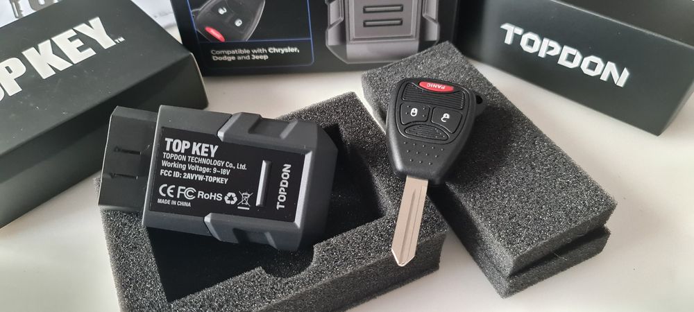 Programator OBD Chei TOPDON TopKey, Jeep, Dodge, Chrysler