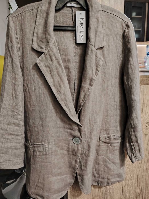 Ново дамско сако от лен