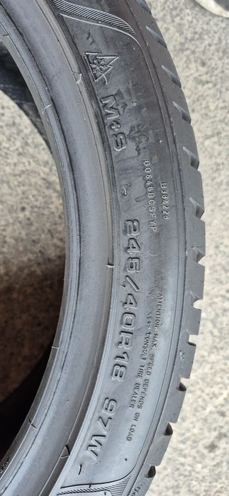 2 anvelope M+S noi Goodyear 245/40/18,dot 2023.Pretul este pe bucata.
