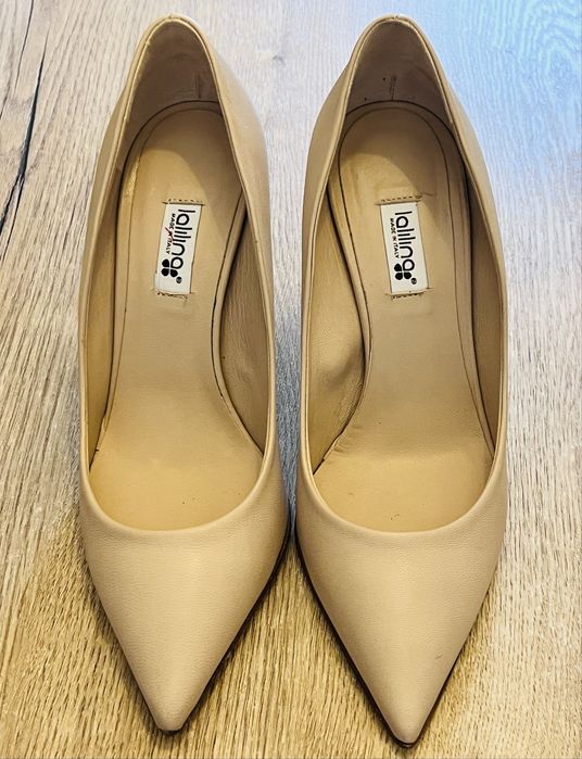 Pantofi stiletto bej - lalilina masura 36