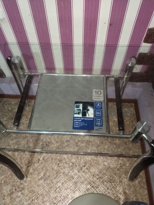 Стол стеклянный б/у