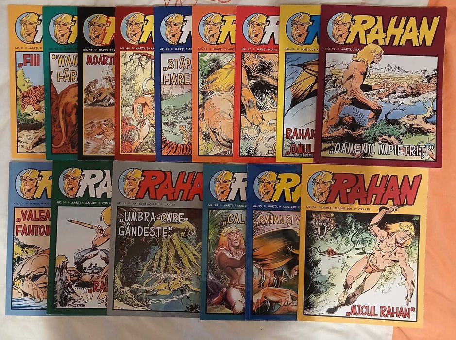 Colecția reviste Rahan (reviste noi)