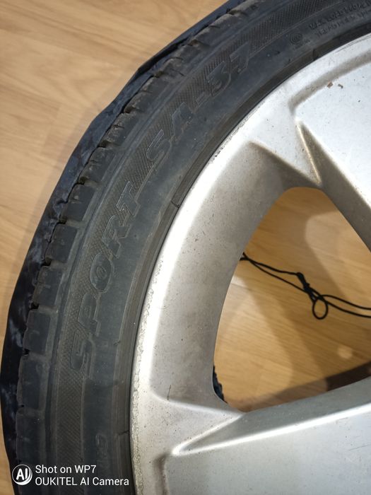 4 jenți aluminiu, cu anvelope